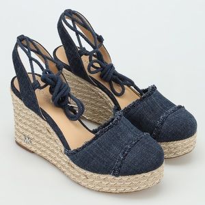 Michael Kors Tibby Wedge in Denim